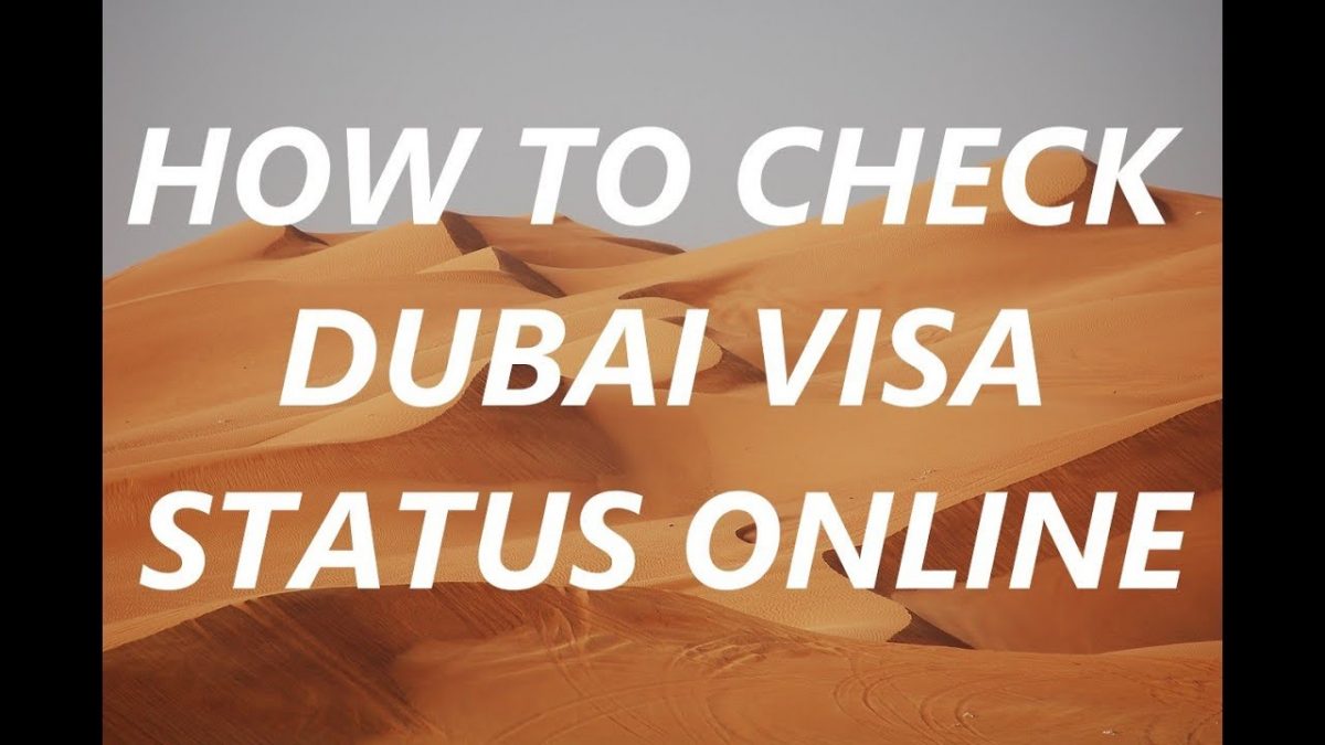 How to Check Dubai Visa Status || Check UAE Visa Status Online